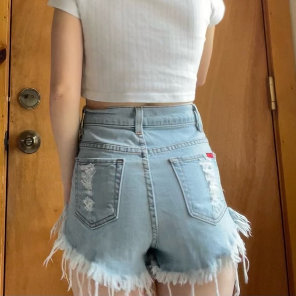 Ripped Denim Shorts - Picture 2 of 4